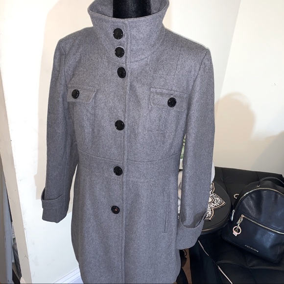 Kenneth Cole Reaction Jackets & Blazers - KENNETH COLE Women’s Wool Blend Pea Coat